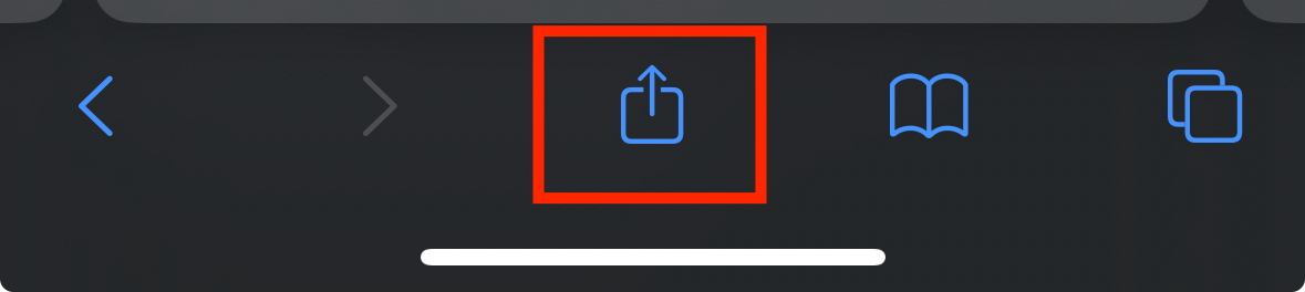 iPhone Share Button